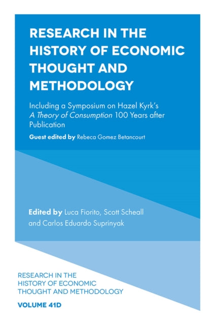 Book cover of: Research in the History of Economic Thought and Methodology. By: Luca Fiorito