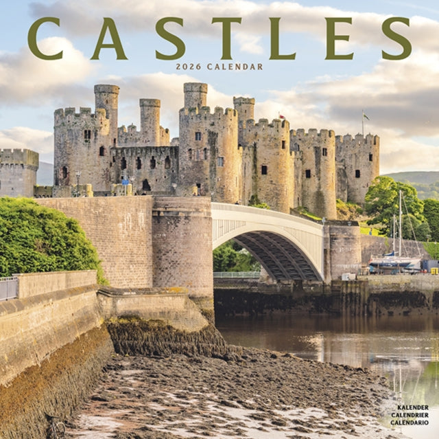 Book cover of: Castles Calendar 2026  Square Scenic Wall Calendar - 16 Month