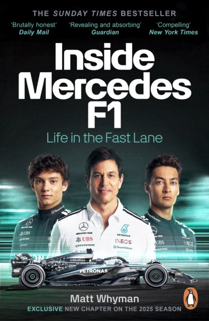 Book cover of: Inside Mercedes F1. By: Matt Whyman