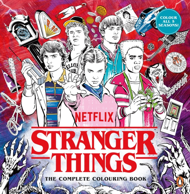 Book cover of: Stranger Things: The Complete Colouring Book