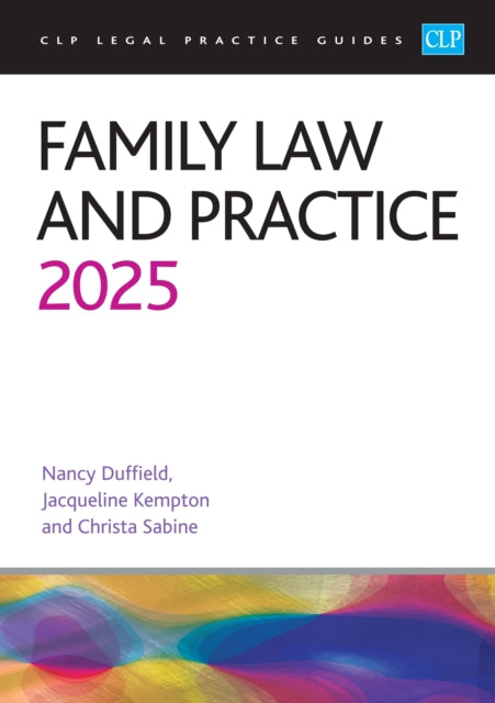 Book cover of: Family Law and Practice 2025. By: Nancy Duffield