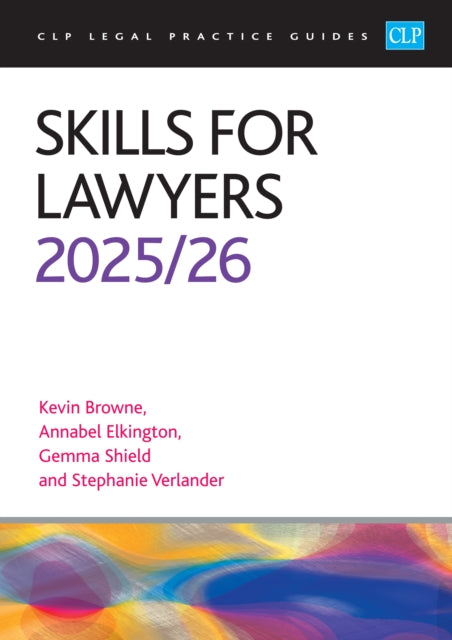 Book cover of: Skills for Lawyers 2025/26