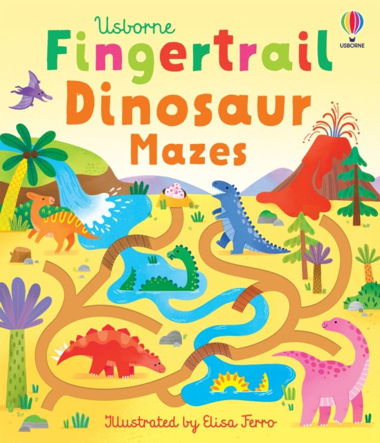 Book cover of: Fingertrail Dinosaur Mazes