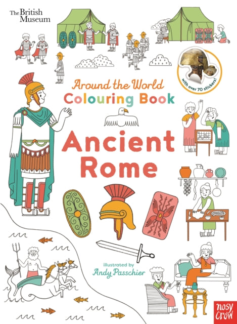 Book cover of: British Museum: Around the World Colouring: Ancient Rome