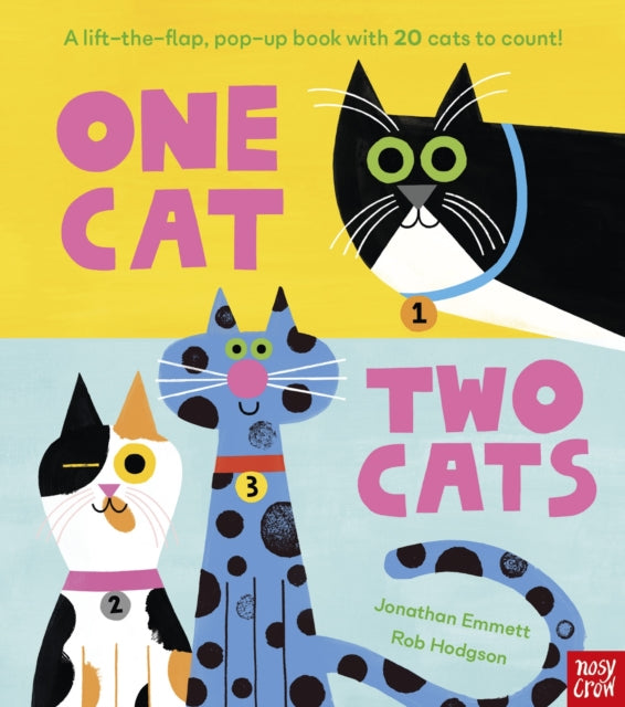 One Cat, Two Cats, A lift-the-flap, pop-up book with 20 cats to count! 9781805136125 EMMETT, JONATHAN