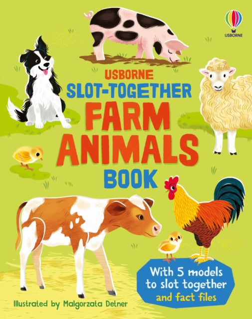 Book cover of: Slot-together Farm Animals Book