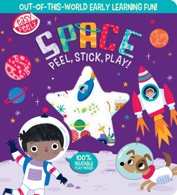 Book cover of: Easy Peely Space - Peel, Stick, Play!