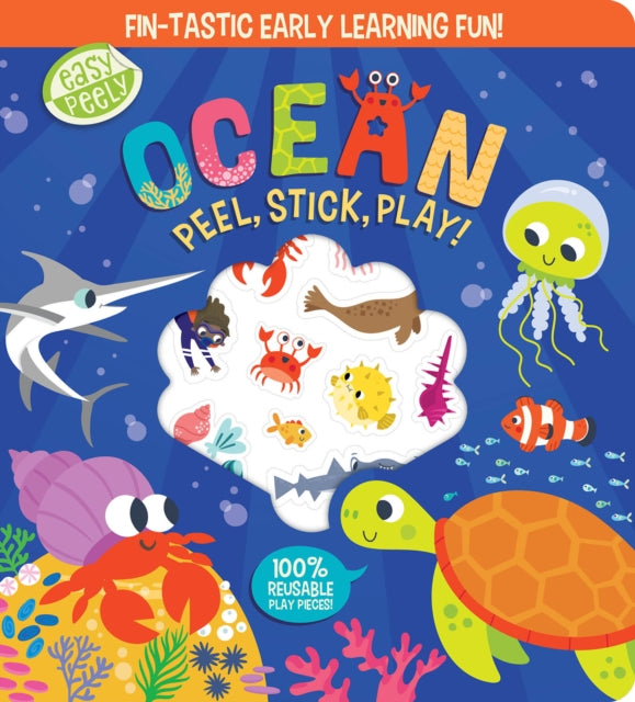 Book cover of: Easy Peely Ocean - Peel, Stick, Play!