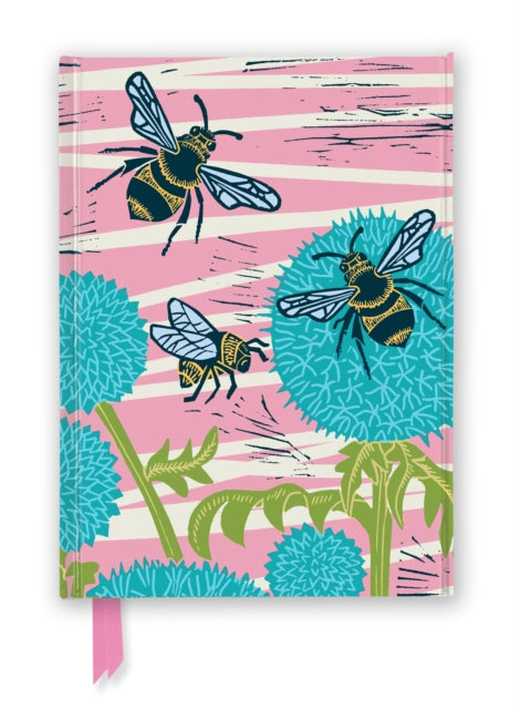 Book cover of: Kate Heiss: Busy Pollinators (Foiled Journal). By: Flame Tree Studio
