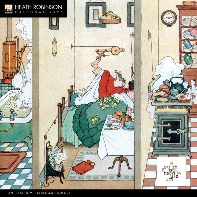 Book cover of: Heath Robinson Wall Calendar 2026 (Art Calendar)
