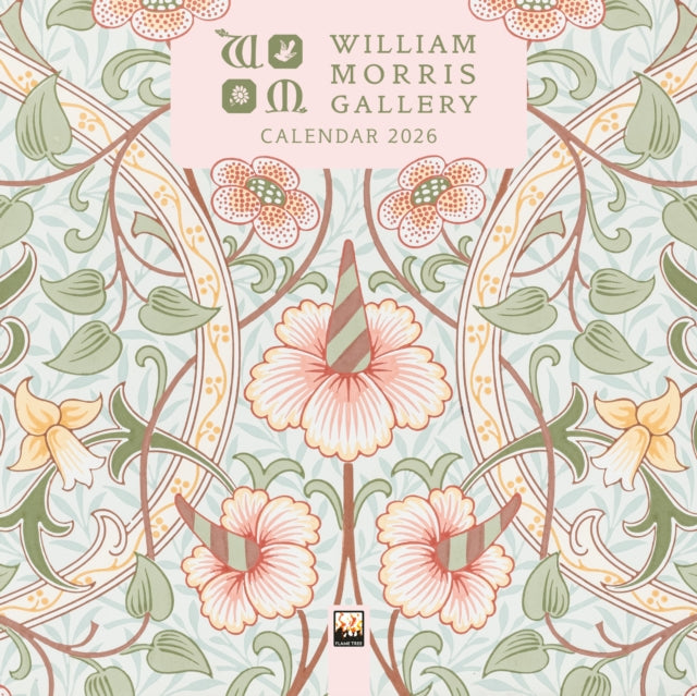 Book cover of: William Morris Gallery Mini Wall Calendar 2026 (Art Calendar)