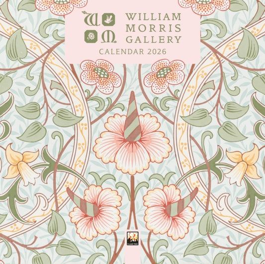 Book cover of: William Morris Gallery Mini Wall Calendar 2026 (Art Calendar)