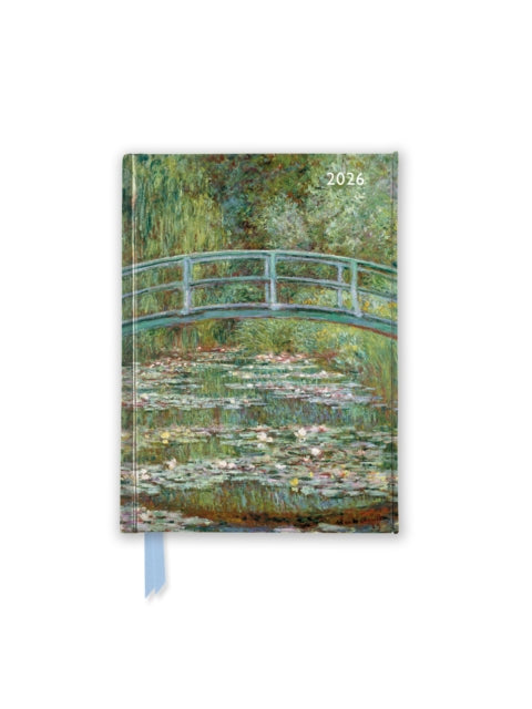 Book cover of: Claude Monet: Bridge over a Pond of Water Lilies 2026 Luxury Pocket Diary Planner - Week to View