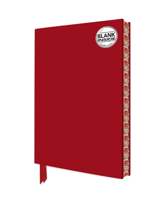 Ruby Red Blank Artisan Notebook (Flame Tree Journals) 9781835625583 Flame Tree Studio