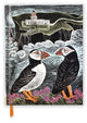 Book cover of: Angela Harding: Fair Isle Puffins (Blank Sketch Book)