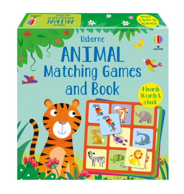 Book cover of: Animal Matching Games and Book