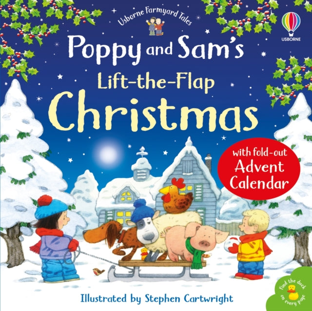 Poppy and Sam's Lift-the-Flap Christmas with Advent Calendar 9781836045441 AMERY, HEATHER