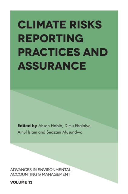 Book cover of: Climate Risks Reporting Practices and Assurance