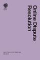 Book cover of: Online Dispute Resolution
