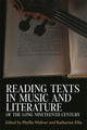 Book cover of: Reading Texts in Music and Literature of the Long Nineteenth Century. By: Phyllis Weliver