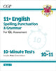 Book cover of: 11+ GL 10-Minute Tests: English Spelling, Punctuation & Grammar - Ages 10-11 Book 2 (with Online Ed)