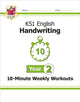 Book cover of: KS1 Year 2 English Handwriting 10-Minute Weekly Workouts