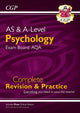 Book cover of: New A-Level Psychology: AQA Complete Revision & Practice with Online Edition (For exams from 2027)