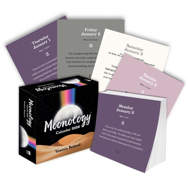 Book cover of: Moonology™  Calendar 2026