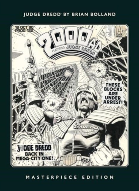 Book cover of: Judge Dredd by Brian Bolland: Masterpiece Edition. By: Brian Bolland