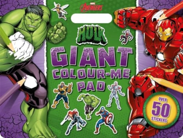 Book cover of: Marvel Avengers Hulk: Giant Colour-Me Pad