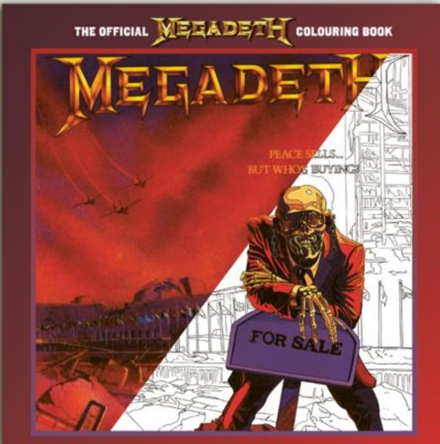 Book cover of: Official Megadeth Colouring Book