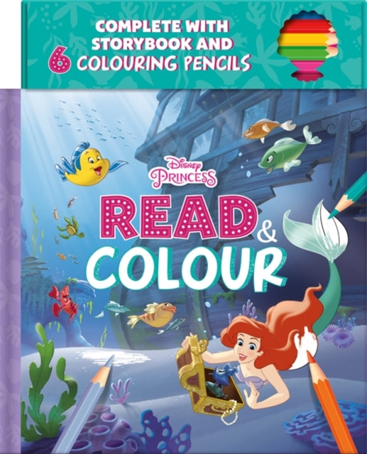 Book cover of: Disney Princess Ariel: Read & Colour