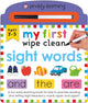 My First Wipe Clean Sight Words, A fun early-learning book for kids to practise reading and writing high-frequency words 9781838993894 Roger Priddy