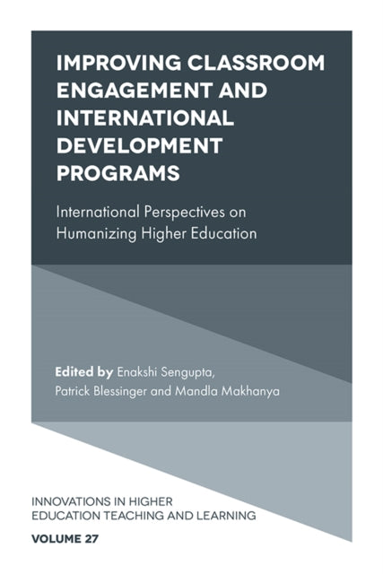 Book cover of: Improving Classroom Engagement and International Development Programs. By: Patrick Blessinger
