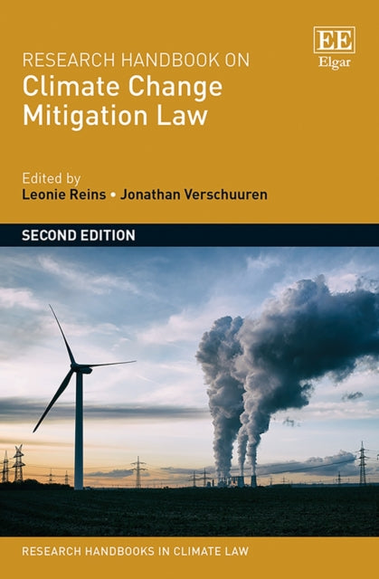 Book cover of: Research Handbook on Climate Change Mitigation Law. By: Leonie Reins