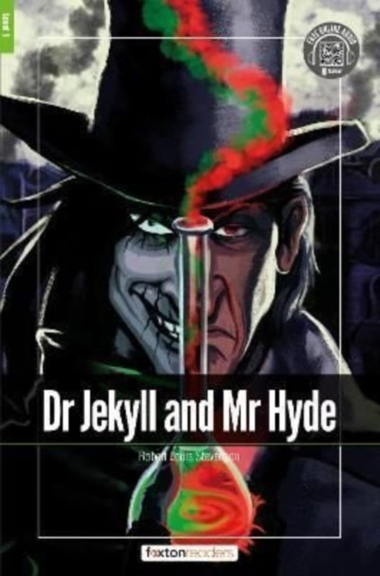 Book cover of: Dr Jekyll and Mr Hyde - Foxton Readers Level 1 (400 Headwords CEFR A1-A2) with free online AUDIO