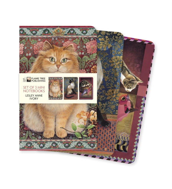Book cover of: Lesley Anne Ivory Set of 3 Mini Notebooks. By: Flame Tree Studio