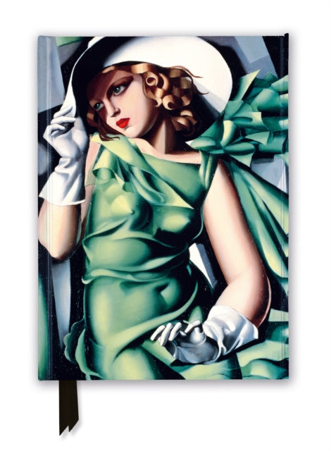 Book cover of: Tamara de Lempicka: Young Lady with Gloves, 1930 (Foiled Journal). By: Flame Tree Studio