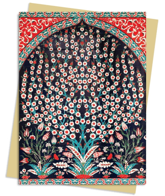 Book cover of: Turkish Wall Tiles Greeting Card Pack. By: Flame Tree Studio