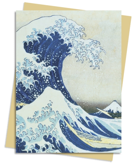 Book cover of: Hokusai: Great Wave Greeting Card Pack. By: Flame Tree Studio