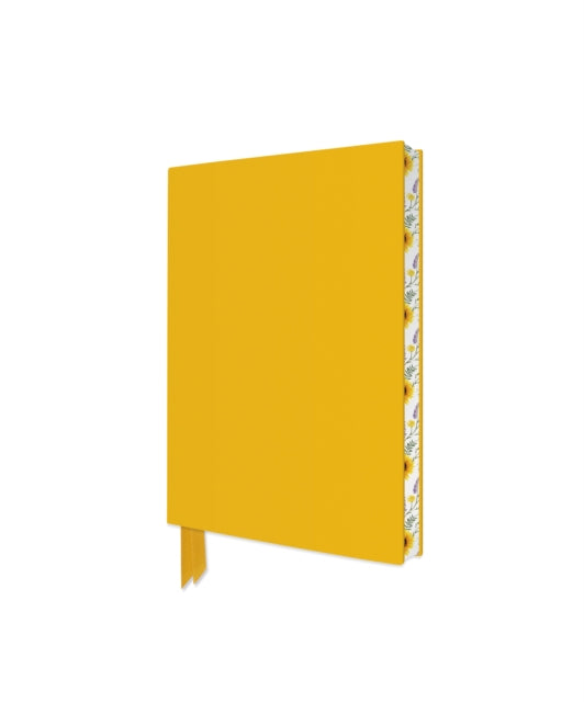 Book cover of: Sunny Yellow Artisan Pocket Journal (Flame Tree Journals). By: Flame Tree Studio