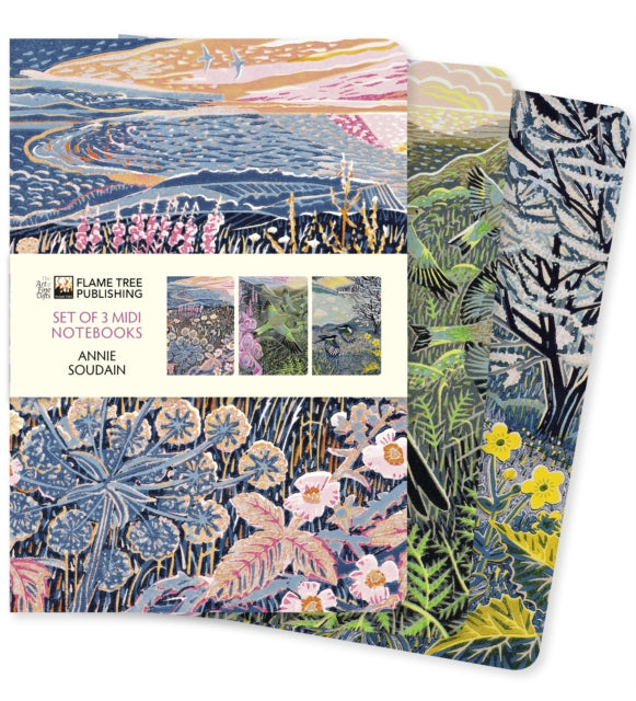 Book cover of: Annie Soudain Set of 3 Midi Notebooks. By: Flame Tree Studio