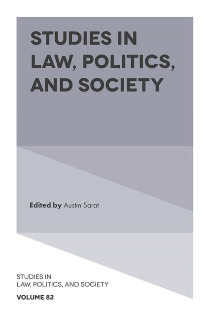 Book cover of: Studies in Law, Politics, and Society. By: Austin Sarat