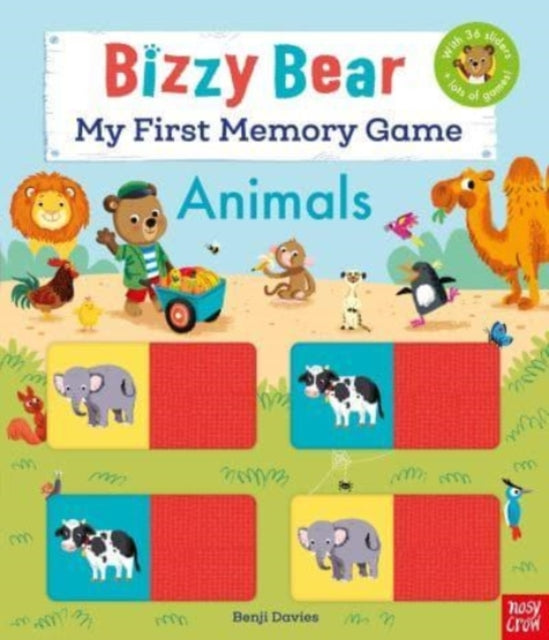 Book cover of: Bizzy Bear: My First Memory Game Book: Animals. By: Benji Davies