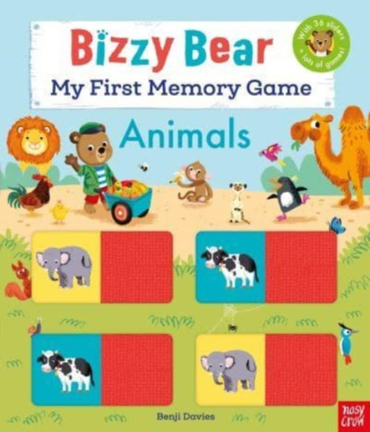 Book cover of: Bizzy Bear: My First Memory Game Book: Animals. By: Benji Davies