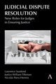 Book cover of: Judicial Dispute Resolution. By: Lawrence Susskind