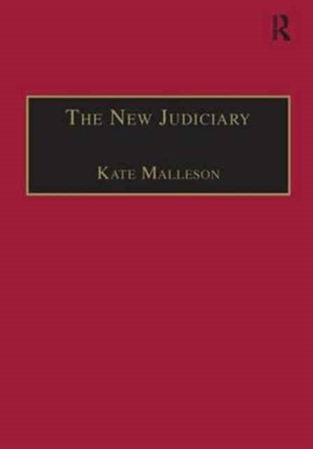 Book cover of: New Judiciary. By: Kate Malleson