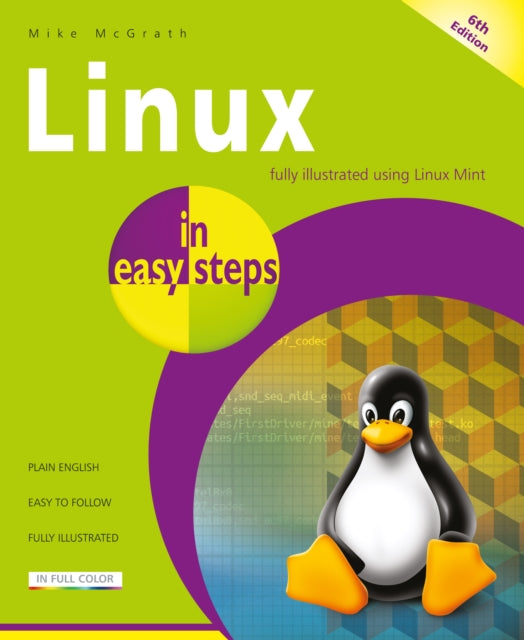 Book cover of: Linux in easy steps. By: Mike McGrath