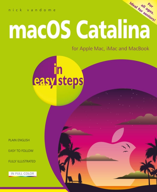Book cover of: macOS Catalina in easy steps. By: Nick Vandome
