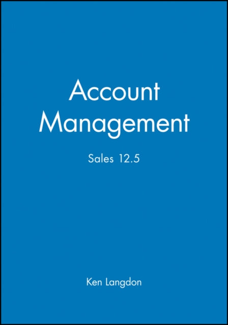 Book cover of: Account Management. By: Ken Langdon